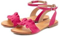 Sandale LASCANA "offener Schuh", M&auml;dchen, Gr. 38, pink, Obermaterial: 100%