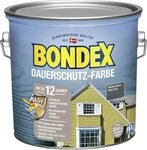 Bondex Holzschutzlasur Bondex Dauerschutzfarbe 2,5 L basaltgrau