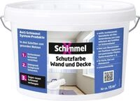 Schimmel X Schimmel-X Schutzfarbe Wand und Decke 2,5 L wei&szlig; Schimmelentferner