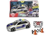 Dickie Toys Spielzeug-Polizei Spielfahrzeug Polizei Auto Go Real / SOS Audi RS3