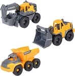 Dickie Toys Spielzeug-Baumaschine Volvo Construction Set, (Set, Bestehend aus...