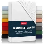 Blumtal Spannbettlaken Bettlaken aus Mikrofaser, Mikrofaser, Gummizug: rundum, (1