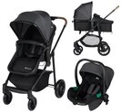 Bebeconfort Kinder-Buggy Bebeconfort Haze Trio, Kinderwagen 3-in-1 Komplettset, 0-4