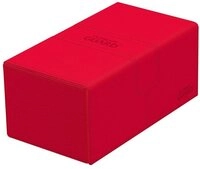 Ultimate Guard Sammelkarte Twin Flip`n`Tray 200+ XenoSkin Monocolor - Rot