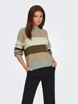 ONLY Strickpullover ONLATIA L/S STRIPE PULLOVER KNT NOOS Viskosemischung, regular fit