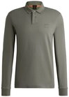 BOSS Langarm-Poloshirt