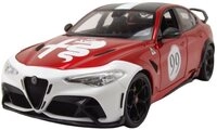 Bburago Modellauto Alfa Romeo Giulia GTAm #99 rot, Ma&szlig;stab 1:18