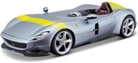 Bburago Modellauto Ferrari Monza SP1 Signature Edition (silber), Ma&szlig;stab 1:43,...