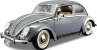Bburago Modellauto VW K&auml;fer 1955 grau, Ma&szlig;stab 1:18