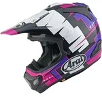 Arai Motocrosshelm MX-V EVO Battle Motocross Helm, Bluetooth, Waschbar