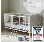 Kids Collective Babybett Kinderbett 70x140 cm umbaubares Gitterbett