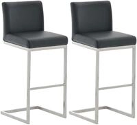 CLP Barhocker Paros Kunstleder (Set, 2 St., 2er), mit Kunstlederbezug, bis 240...
