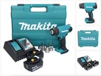 Makita Akku-Hei&szlig;luftgebl&auml;se DHG 181 RFK 18 V 150 - 550&deg;C + 2x Akku 3,0 Ah +