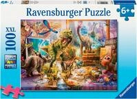 Ravensburger Puzzle Dinos im Kinderzimmer, 100 Puzzleteile, 100 XXL-Teile, Made...