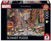 Schmidt Spiele Puzzle Thomas Kinkade Studios: Marvel - Deadpool, Snow Day (1000