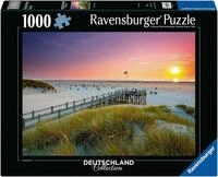 Ravensburger Puzzle Deutschland Collection, Sonnenuntergang &uuml;ber Amrum, 1000