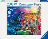 Ravensburger Puzzle Farbenfrohe Cinque Terre, 2000 Puzzleteile, Made in Germany