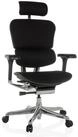 hjh OFFICE Drehstuhl Luxus Chefsessel Ergohuman Gen2 Stoff (1 St), Profi B&uuml;rostuhl