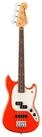 Fender E-Bass, E-B&auml;sse, 4-Saiter E-B&auml;sse, Player II Mustang Bass PJ RW Coral Red
