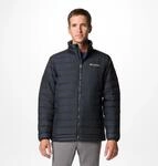 Steppjacke COLUMBIA "Powder Lite II Jacket", Herren, Gr. L, schwarz, Web,