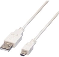 VALUE USB 2.0 Kabel USB-Kabel, USB 2.0 Typ A M&auml;nnlich (Stecker), USB 2.0 Typ 5-pin