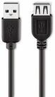 Goobay GOOBAY USB 2.0 Hi-Speed Verl&auml;ngerung, A/A, 93599, 1,8 m, schwarz USB-Kabel