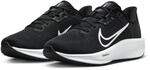 Laufschuh NIKE "WMNS QUEST 6", Damen, Gr. 40, schwarz, wei&szlig;, iron grau, Textil,