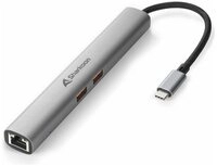 Sharkoon Laptop-Dockingstation Sharkoon OfficePal Combo Adapter Dockingstation...