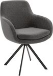 Musterring Esszimmerstuhl Tavia (Set, 2 St), Stativgestell Eisen schwarz,