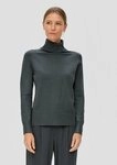 s.Oliver Longpullover Strickpullover Feinstrickpullover mit Rollkragen