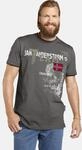 T-Shirt JAN VANDERSTORM "T-Shirt S&Ouml;LVE", Herren, Gr. L, grau (dunkelgrau),