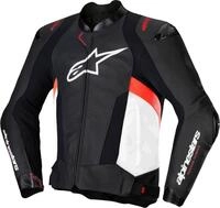 Alpinestars Motorradjacke Missile V3 Motorrad Lederjacke herausnehmbares Innenfutter