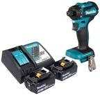 Makita Akku-Schrauber DDF 083 RF 18 V 40 Nm 1/4'' + 2x Akku 3,0 Ah + Ladeger&auml;t