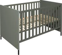 M&auml;usbacher Babybett, Metallf&uuml;&szlig;e, Metallgriffe