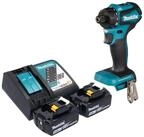 Makita Akku-Schrauber DDF 083 RT Akku Bohrschrauber 18 V 40 Nm 1/4'' Brushless + 2x
