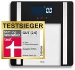 ADE K&ouml;rper-Analyse-Waage Personenwaage digital K&ouml;rperfettwaage Ines bis 200...