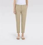 MAC Chinohose CHINO turn up mit dezentem Glanz, elegant und sportiv zugleich