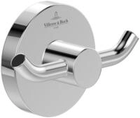 Villeroy & Boch Handtuchhaken Elements - Tender, Doppel 76 x 32 mm - Chrom
