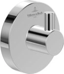 Villeroy & Boch Handtuchhaken Elements, Wandmontage, rund chrom, 54x32x54mm