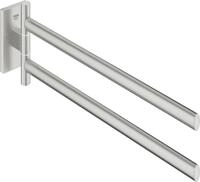 Grohe Doppelhandtuchhalter Grohe Start Cube Handtuchhalter supersteel