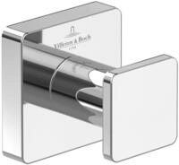 Villeroy & Boch Handtuchhaken Elements, eckig, Wandmontage, Chrom, 45x44x45mm