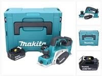 Makita Akku-Falzhobel DKP 180 G1J Akku Hobel 18 V 82 mm + 1x Akku 6,0 Ah + Makpac