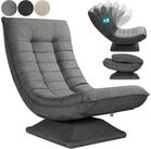 Casaria Relaxsessel Aberdeen, verstellbare Lehne Drehbar Klappbar 150kg...