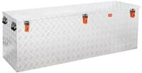 ALUBOX Aufbewahrungsbox Pritschenbox Truckbox 3mm Alu Riffelblech, mit 2 Eins&auml;tzen