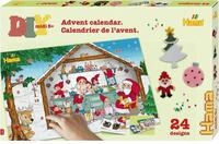Hama Adventskalender HAMA 3046 - Adventskalender B&uuml;gelperlen, 5000 Midi-Perlen und