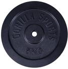GORILLA SPORTS Hantelscheibe Hantelscheibe Guss 30/31 mm 1,25-30 KG, 5 kg, (1-tlg)