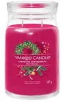 Yankee Candle Duftkerze Sparkling Winterberry Signatur Kerze gro&szlig; 567 g