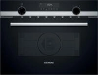 SIEMENS Backofen mit Mikrowelle iQ500 CM585AGS1, Hydrolyse, Zeiteinsparende