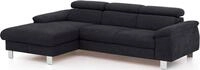 COTTA Ecksofa Komaris L-Form, B: 244 cm, mit Kopfteilverstellung, optional