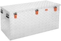 ALUBOX Kiste Pritschenbox Pickup 3mm Alu Riffelblech (410 Liter),...